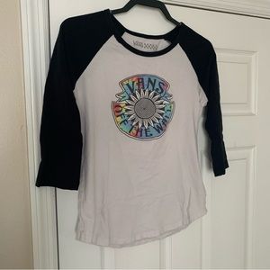 Vans 3/4 sleeve t shirt